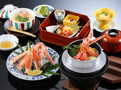 蒸しがにとかに釜飯御膳 白鷺館