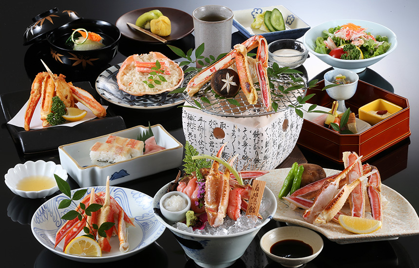 かにづくし会席 龍田 白鷺館