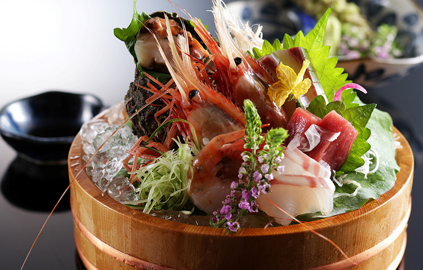 鮮魚のお造り(盛り合わせ5種) 粋旬