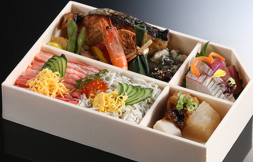 冬季限定 蟹しらす弁当 和楽