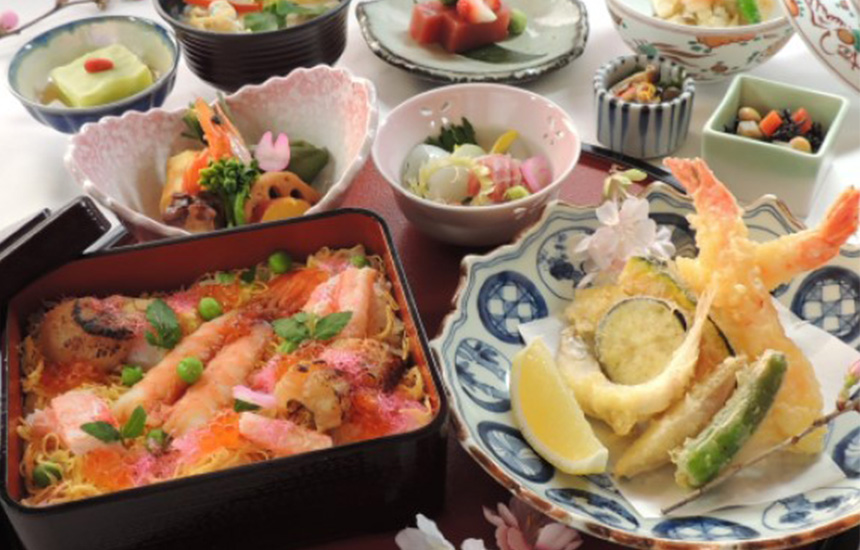 花ちらし寿司御膳 和楽
